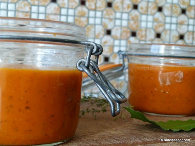 Sauce tomate maison en bocal